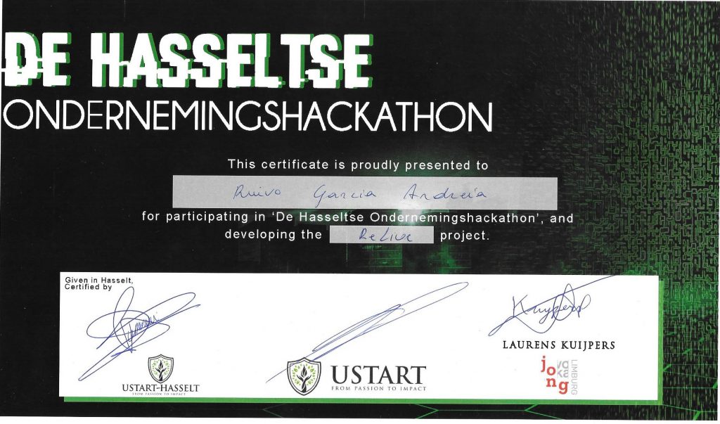 Certificaat Hackathon