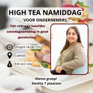High tea voor introverte ondernemers