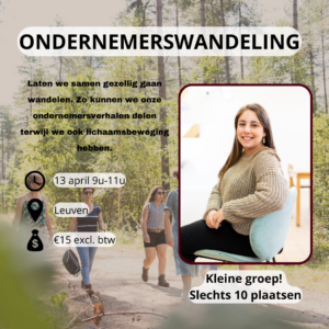 Ondernemerswandeling Leuven voor introverte ondernemers
