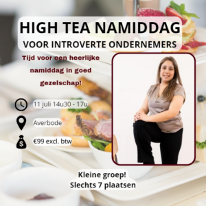 High tea voor introverte ondernemers Averbode