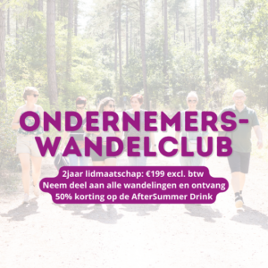 Ondernemerswandelclub - Netwerkclub in kleine groep
